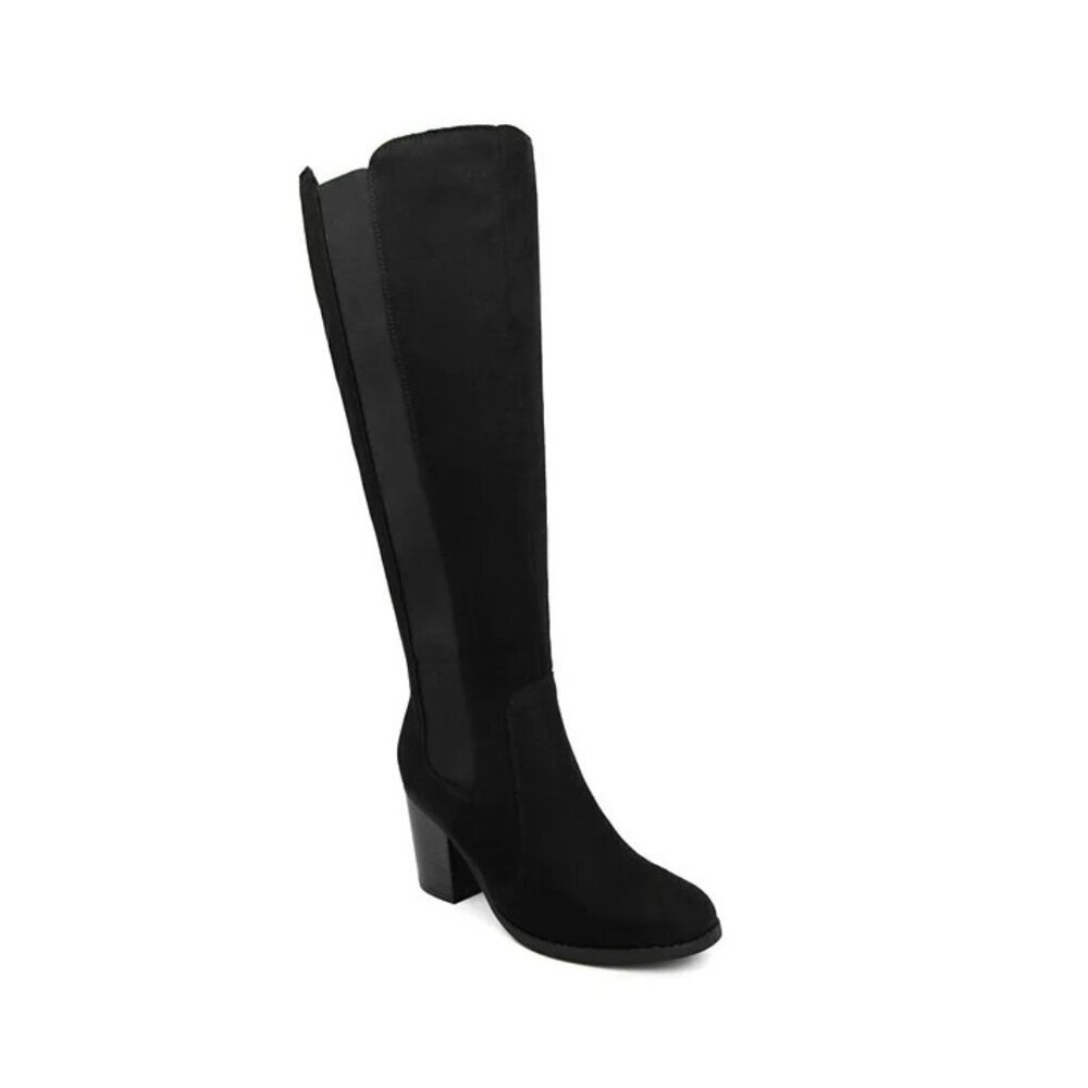 Sugar‎ Womens Size 9.5M Faux Suede Willetta Casual Heeled Boots in Black $80